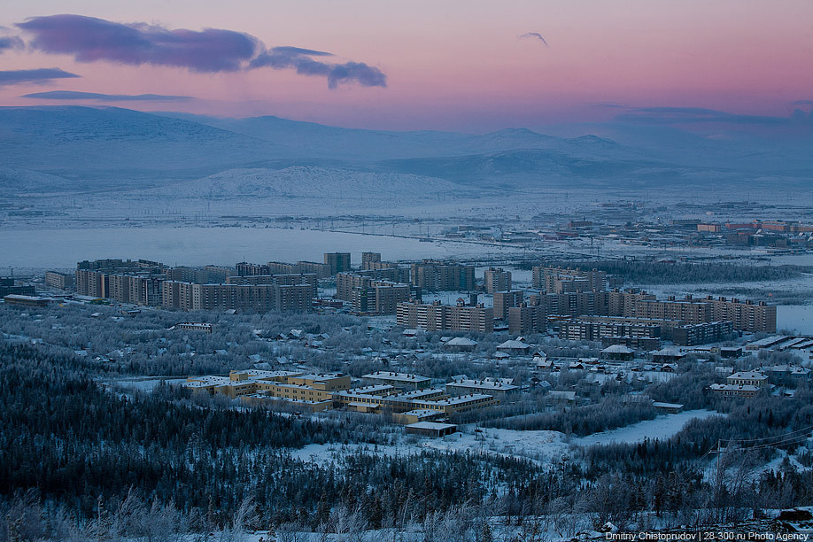 Фото мончегорск сверху