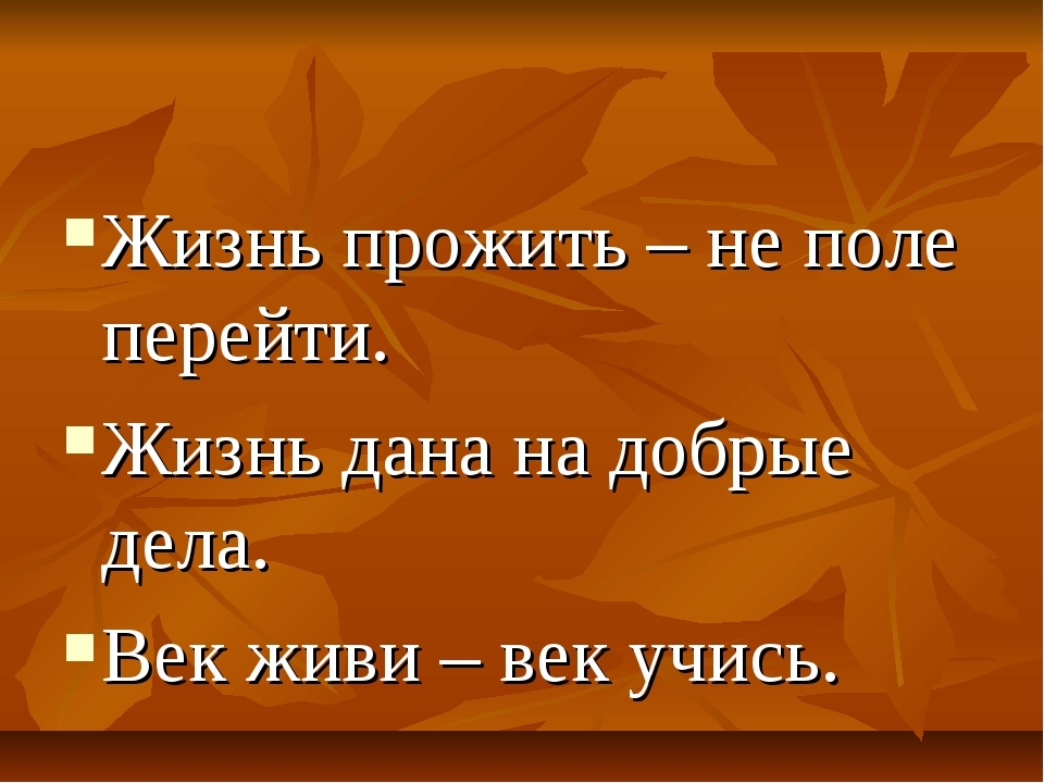 Картинки жизнь прожить не поле перейти